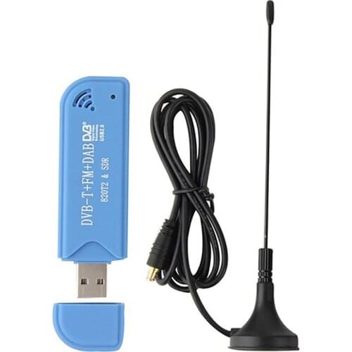 High Quality DVB-T + DAB + FM RTL2832U + R820T2 Support SDR Tuner Receiver Mini Portable Digital USB 2.0 TV Stick