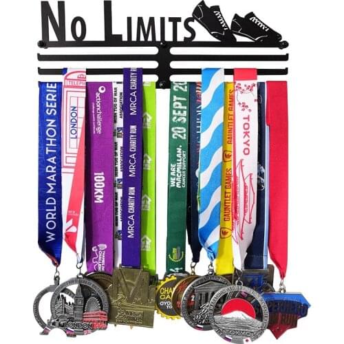 Iron 3 Bar No Limits Sport Marathon Medal Hanger