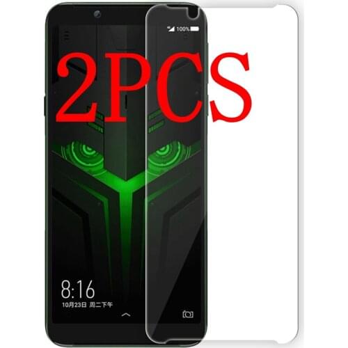 2PCS Tempered Glass For Xiaomi Black Shark Helo Screen Protector Toughened protective film For Xiaomi Black Shark Helo Glass