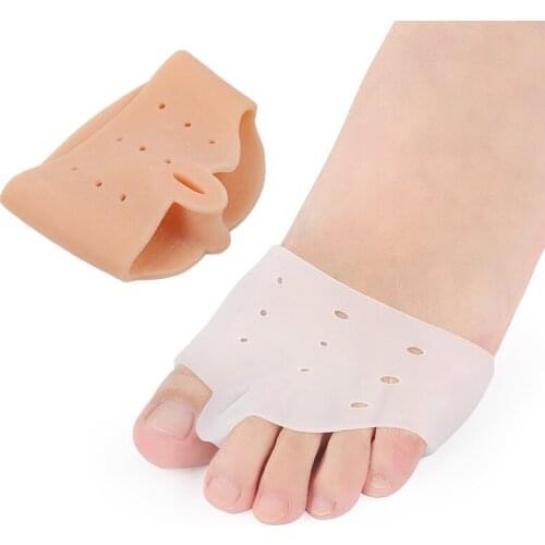 5 Pairs/Lot Daily Use Left And Right Toe Valgus Protection Cover Forefoot Protection, Hallux Insole, Toe Separator For Foot