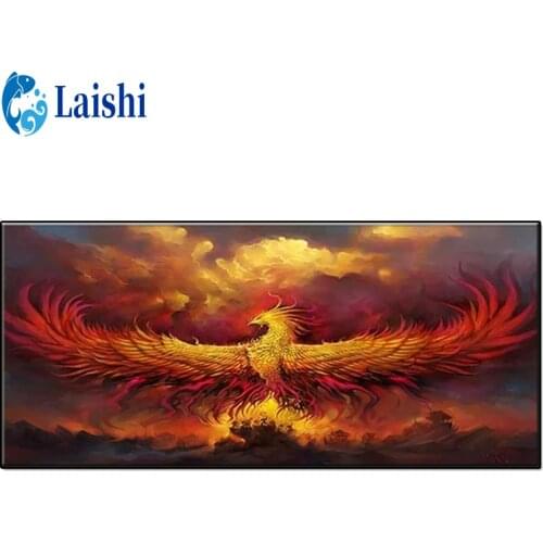 Diamond Embroidery Fire Phoenix, Phoenix Nirvana Cross Stitch Diamond Painting Kits Mosaic Sale Rhinestones Art Handwork Gift