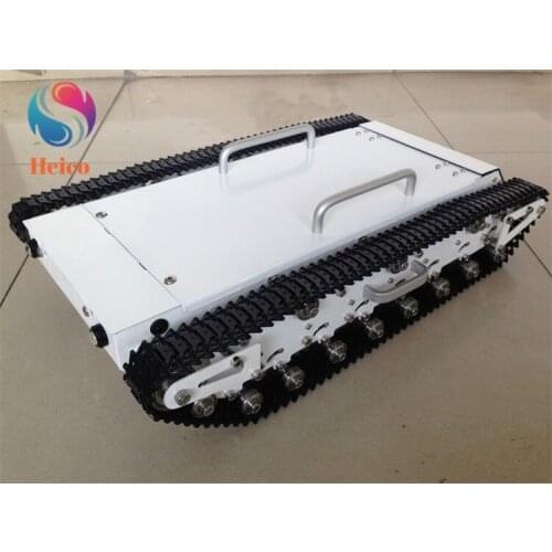 WT-500 Shock Absorption Tank Car Large Load High Power Tracked Tank Chassis for WIFI/Bluetooth Remote Intelligent Control Model