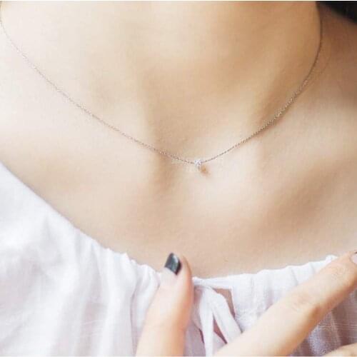 Bohemian Silver Color Crystal Beads Necklaces For Women Lady Jewelry Long Choker Necklace Christmas Gift