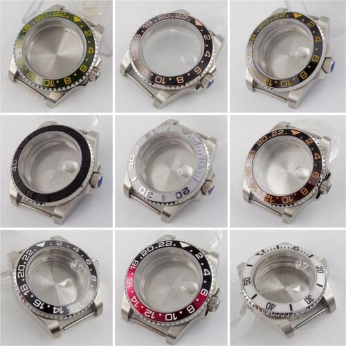 Bliger 40mm Watch Case Stainless Steel sapphire glass Fit NH35 35A Automatic movement