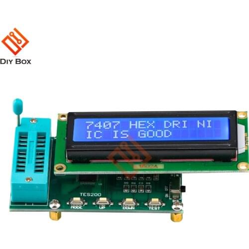 TES200 Digital Integrated Circuit Tester IC Tester 74 Series 40 Series IC Logic Gate Testing Integrated Circuit Checker