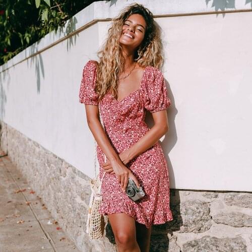 CUPSHE Summer Short Sleeve Dresses