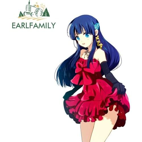 EARLFAMILY 13cm x 8.3cm for Mahouka Koukou No Rettousei Car Stickers Custom Printing Fashion Occlusion Scratch Vehicle Decal