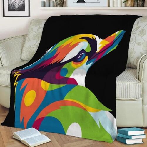 Blue Bird Flannel Throw Blanket 3D Printed Keep Warm Sofa Child Blanket Home Decor Textiles Dream Family Gift