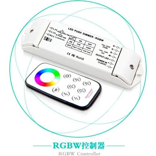 BC-420 DC12V-24V push dim 4 channels led controller for rgbw rgb led lights