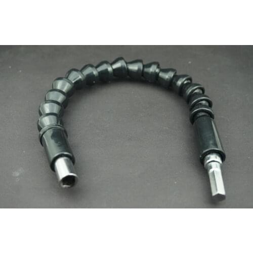 12" 300mm Flexible Flexi 1/4" Hex Screwdriver Extension Bar Drill Driver Shaft