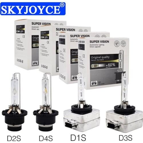 SKYJOYCE 55W D1S Xenon Bulb D2S 6000K D1S 5000K D3S 4300K 8000K D4S Car Light Bulb For Kit Xenon Ballast D2S 35W D4S Xenon Bulbs