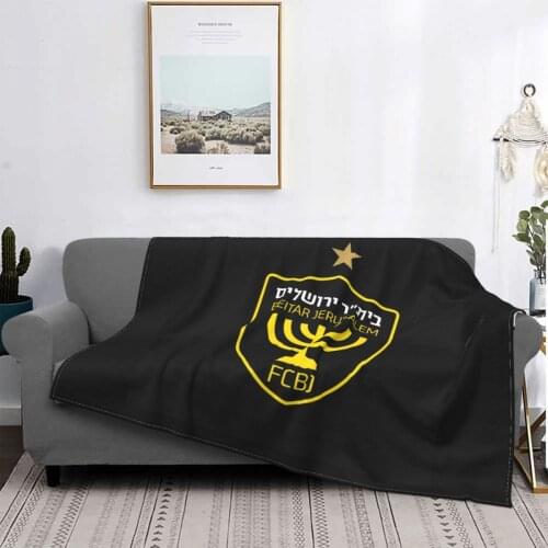 Israel Beitar Jerusalem lightweight ultra-fine fiber ultra-fine flannel fleece sofa all-season living room/bedroom warm blanket