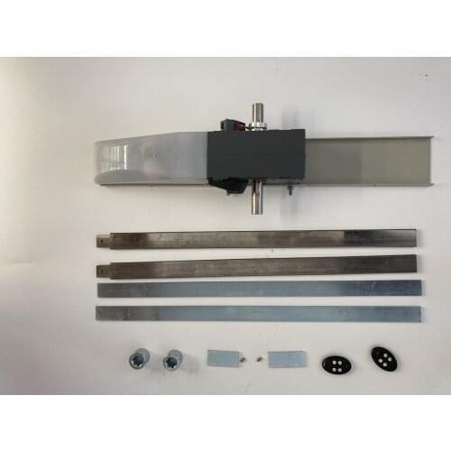 Tilt garage door opener kit with electric motor