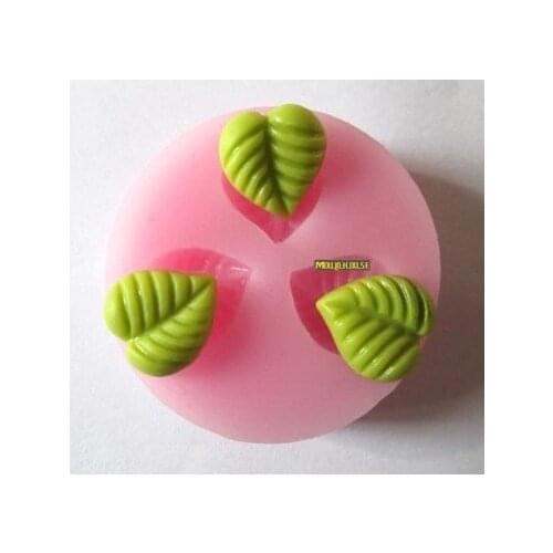 New 1.3cm leaf Fondant Mold Silicone Sugar mini mold Craft Molds DIY Cake Decorating