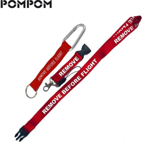 Remove Before Flight Lanyards Key Neck Strap for Card Badge Gym Key Chain Lanyard for Mobile phone USB Key Holder DIY Hang Rope