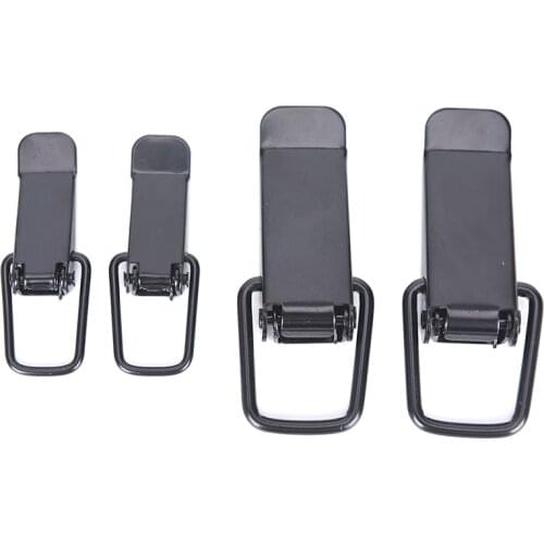 2Pcs Universal Auto Bumper Durable Security Hook Lock Clip Kit Clip Hasp For Racing Car Truck Hood Quick Release Fastener