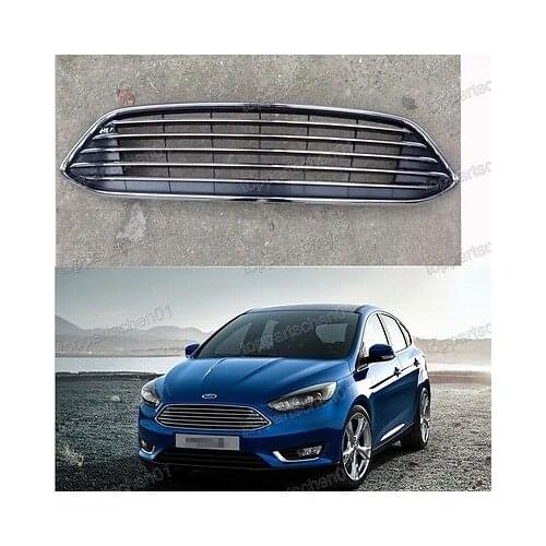 Upper Chrome Radiator Grille Replacement For Ford Focus 2015 2016