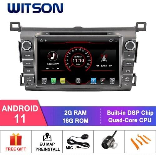 WITSON Android 10.0 AUTO RADIO DVD GPS for TOYOTA RAV4 2013-2014 CAR DVD PLAYER link/DAB/OBD/TPMS/DVR/Wifi/3G/4G support