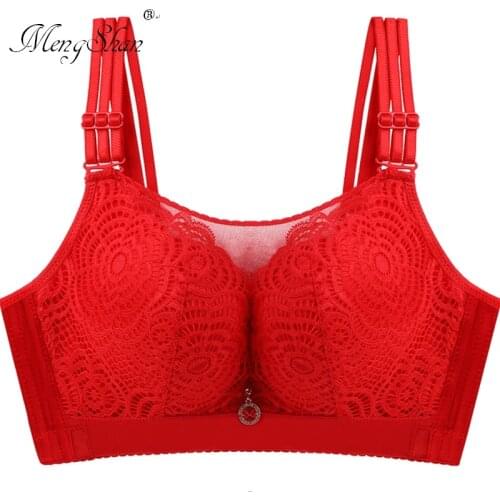 Steel free support Girls in Large Underwear Thin and fat MM 200 kg Gathering and Fertilizing Accept accessory breast push up bra