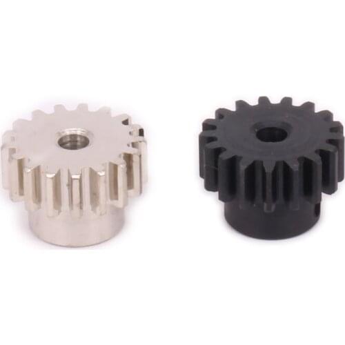 1PC Silver #45 Steel Black Iron Motor Gear For Rc Model Car 1-12 Wltoys 12428 12423 0088 Monster Cnc Machined Upgraded Parts