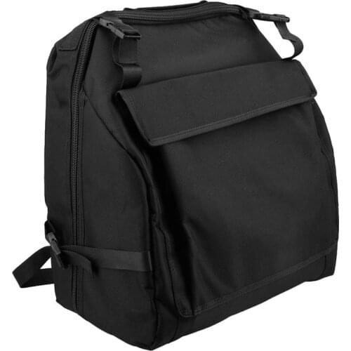 Black Oxford Cloth Accordion Case Storage Bag for 48 Bass Accordion