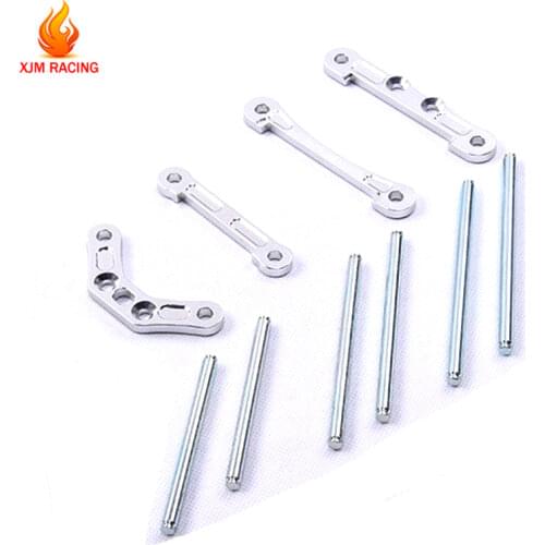 CNC Alloy Front Rear Suspension Pivot Axle Pin Positioning Pieces Set for 1/5 HPI KM Rovan BAJA 5B 5T 5SC RC Car Parts