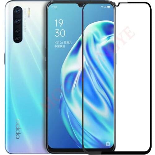 For OPPO F15 Glass Screen Protector Full Cover Tempered Glass For OPPO F15 F 5 OPPOF15 Glass Film