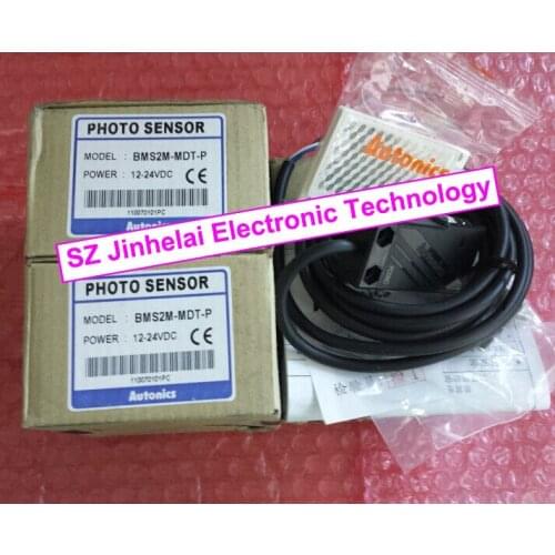 BMS2M-MDT-P Authentic original AUTONICS Built-in amplifier PHOTOELECTRIC SWITCH 12-24VDC