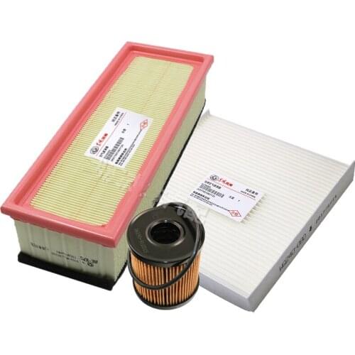 3 piece/set filter maintenance kit for Dongfeng S30 H30 CROSS 1.6L Oil filter /air conditioning filter/Air filter