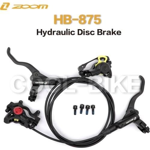 Zoom HB 875 HB-875 MTB Hydraulic Disc Brake Front Rear Calipers Set 22MM Mountain Bike Left Right Brake Lever Kit Bicycle Brake