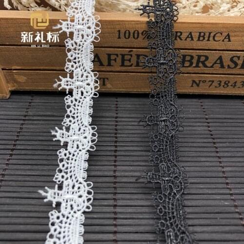 Polyester thin line code Embroidered lace Water soluble lace