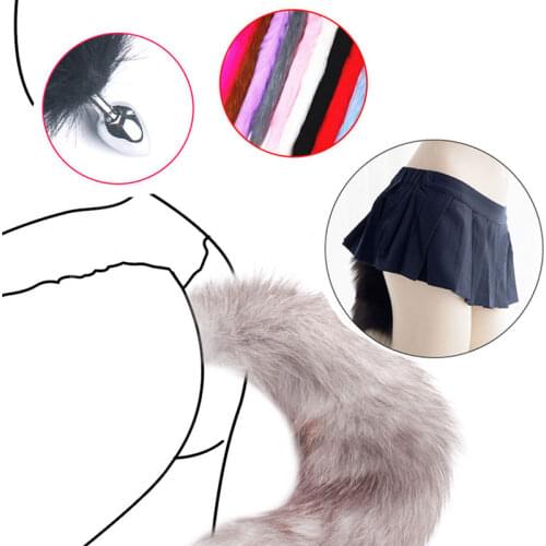 Fox Tail Metal Buttplug Sex Shop Prostate Massager Anal Plug Adult Erotic Butt Plug Bullet Vibrator Sex Toys For Women Couples