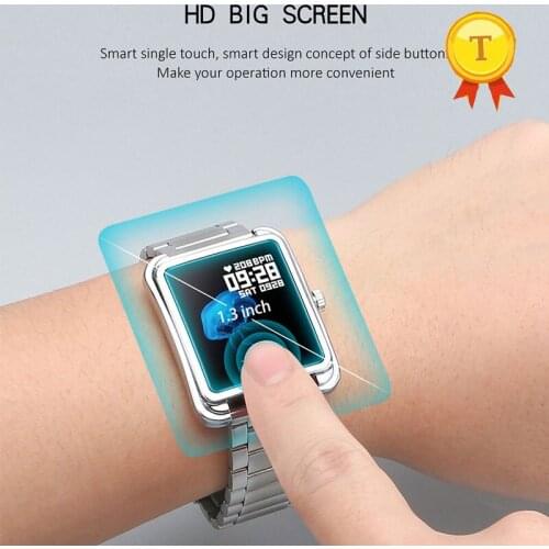 Best gift to wife/husband Bluetooth Smartwatch phone Man Woman wrist Watch Full Stainless Steel Wrist watch phone watch black