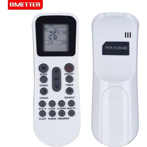 New Replacement AC A/C Remoto Controller For AUX YK-K/002E Air Conditioner Remote Control Yk-k/002e YKR-K/204E Ykr-k/001e
