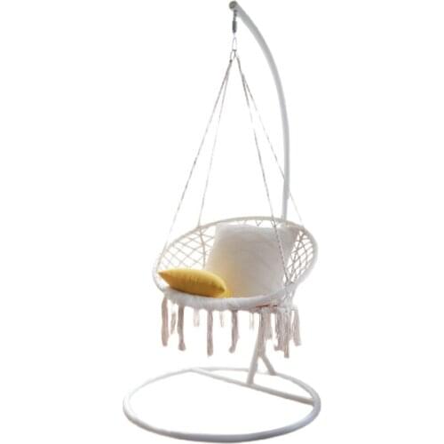 Glider Home Balcony Hanging Birds Nest Basket Indoor Woven Swing Nordic Lazy Cradle Chair