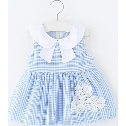 Hot ChildrenS Clothing New Girls Vest Dress Girl Princess Big Bow-Knot Dress For 0-4 Years Old