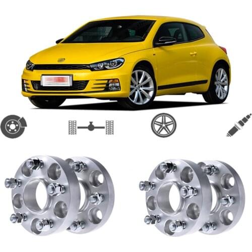 Teeze 4pcs 5X112 57.1CB 25mm Thick Hubcenteric Wheel Spacer Adapters For VW Tiguan/Touran/Scirocco/Phaeton/Golf/CC/Beetle