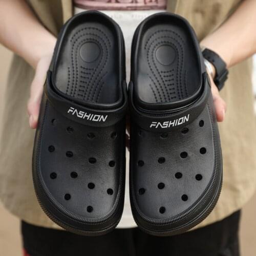 Men Summer Beach Air Cushion Hole Shoes Non Slip Breathable Sandals