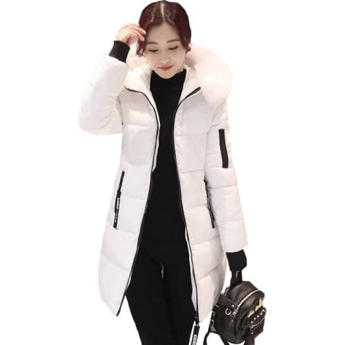 Harajuku Cute Winter cotton-padded Jacket Female Coat Down cotton-padded Clothes Women Thick cotton-padded Girl Kpop Slim Jacket