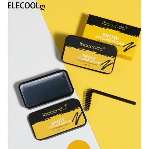 ELECOOL Eyebrow Styling Gel Brows Wax Sculpt Soap Waterproof Long-Lasting 3D Feathery Wild Brow Styling Easy To Wear Makeup