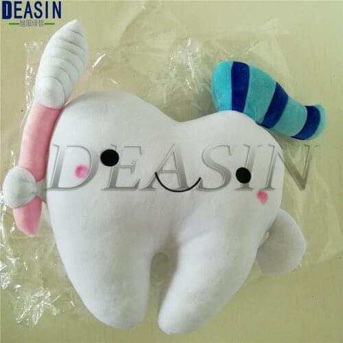1 Pcs Dental Gift Teeth Shape Bolster Pillow