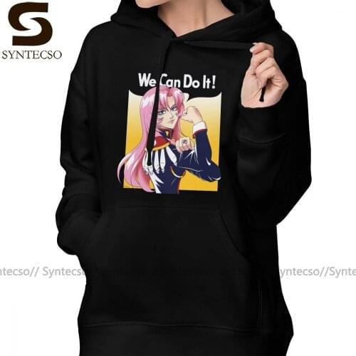 Utena Hoodie Utena Can Do It Hoodies Long-sleeve Street wear Hoodies Women Sweet Cotton Red Plus Size Printed Pullover Hoodie