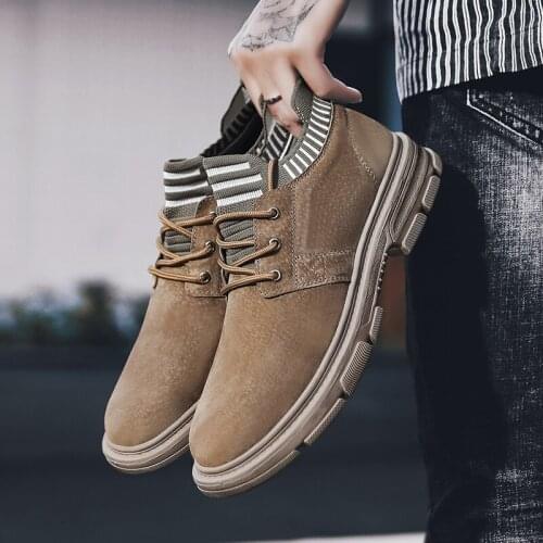 Spring leather hombre top flat leisure on sport 2020 safety masculino sale sapato white wear shoes loafers low mens shose para