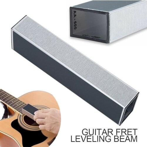 1pcs Guitar Sanding Beam Leveling Sanding Aluminum Beam Luthier Tool Sandpaper Musical Tool Guitar Accessories