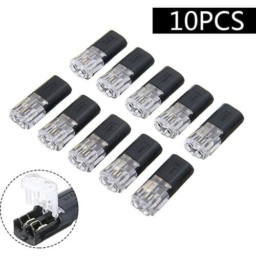 10Pcs 12V Wire Cable Snap Plug In Connector Terminal Connections Joiners For Car Auto TN99 Accessories Parts