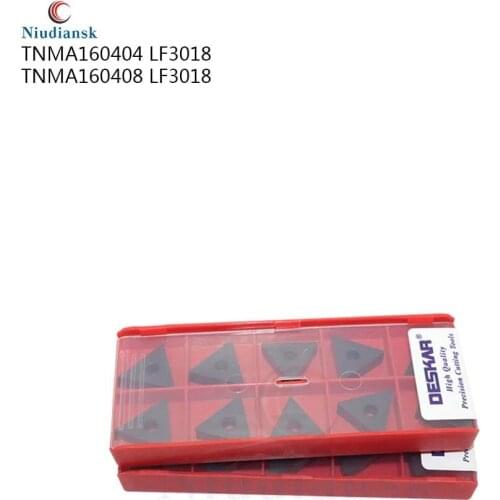 10 PCS TNMA160404 LF3018 TNMA160408 LF3018 100% original authentic CNC metal lathe cutting tools carbide inserts turning tools