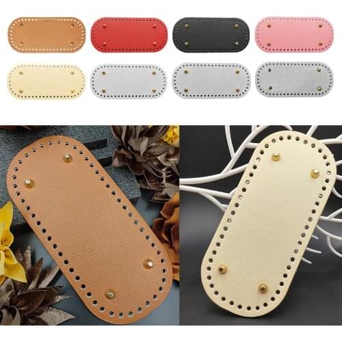 2pcs DIY Handmade Bags Bottom Pad Insert DIY Knitting Crochet Bag Cushion Replacement Purse Making