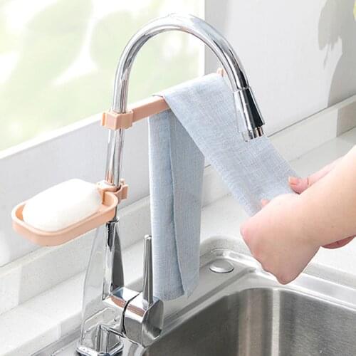 Kitchen Accessories Faucet Clip Dish Shelf Drain Dry Towel Organizer Kitchen Tools Drain Rack Accesorios De Cocina Kitchen Tools