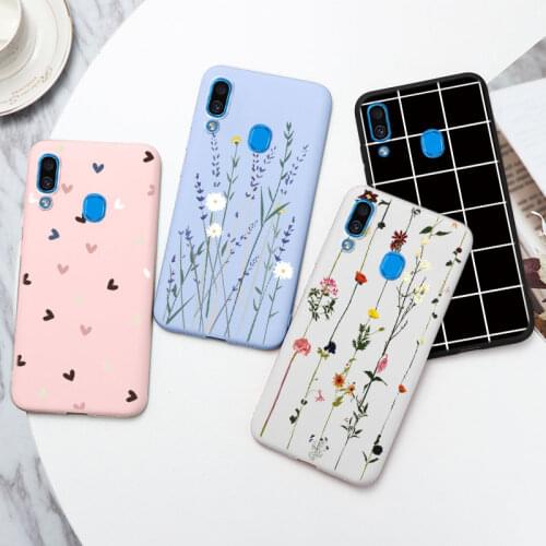 Flower Dragon Phone Case For Samsung Galaxy A30 Cases Soft Silicone Back Cover For Samsung A30 A 30 SM-A305F A305F 6.4'' Coque