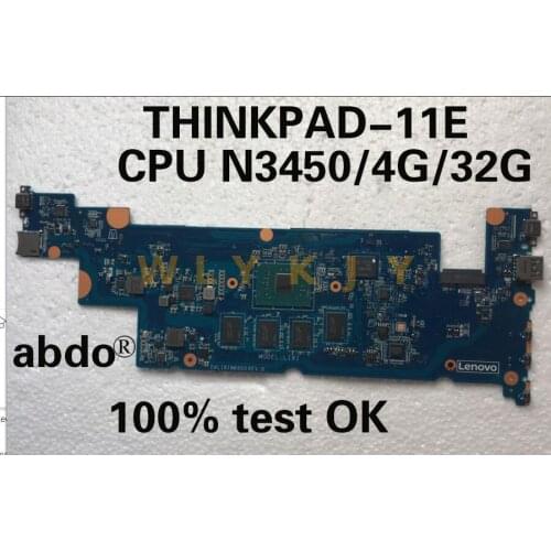 For CPU.N3450 4G 32g Lenovo THINKPAD 11E DALI8IMB6D0 notebook PC motherboard 100% Test OK